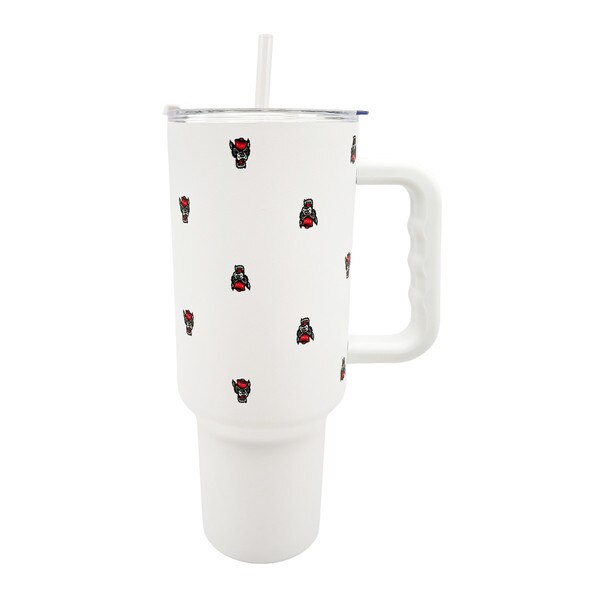 40oz Travel Tumbler - White with Re